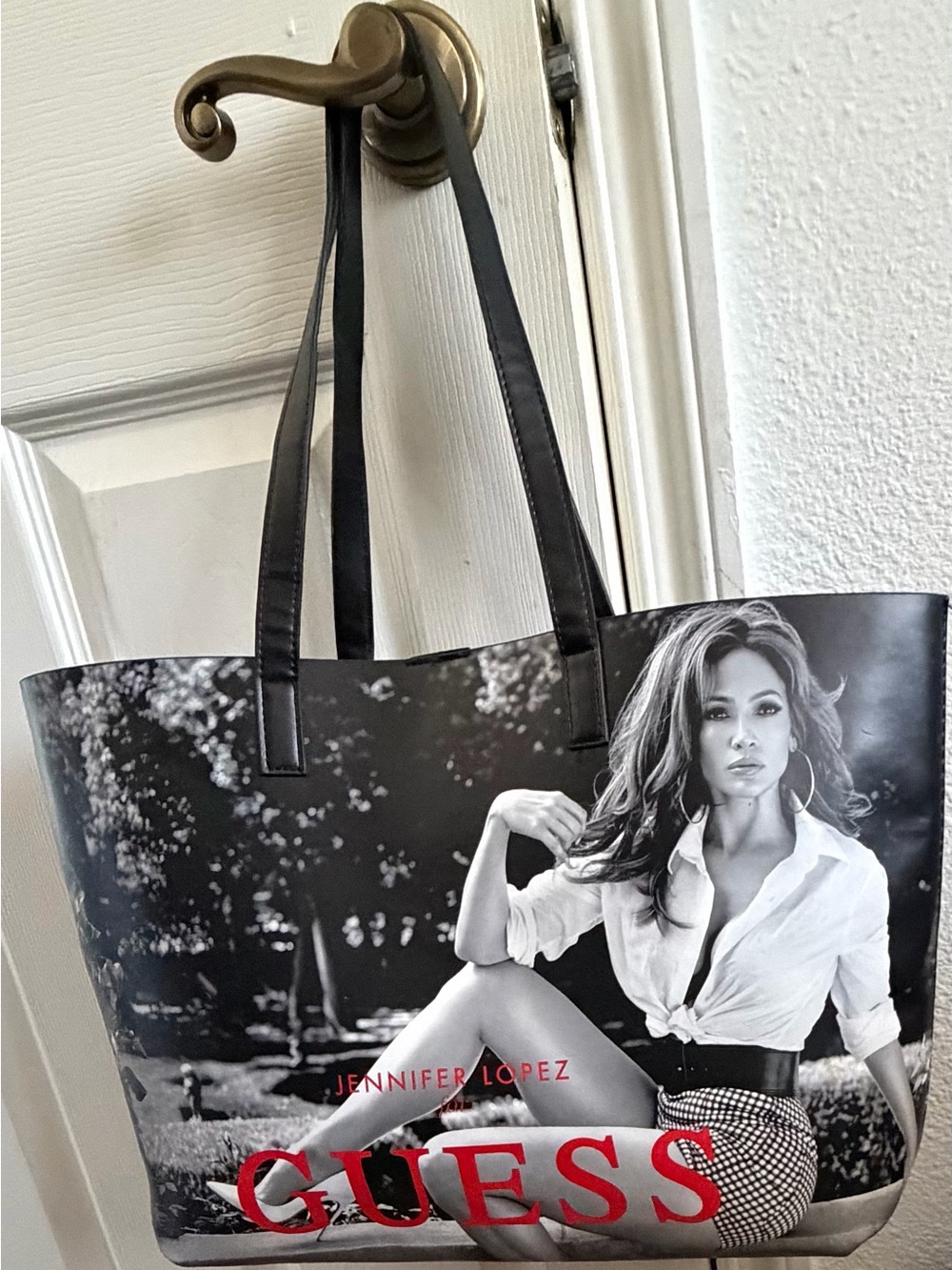 GUESS Jennifer Lopez Graphic Tote
